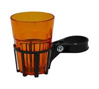 Angerer Porte-Boisson pour balancelle Gris, gobelet Orange