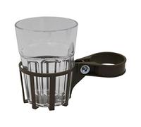 Angerer Porte-Boisson pour balancelle Mocca, gobelet Transparent