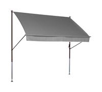 ANGERER Store banne à fixer (gris clair, 200 cm breit)
