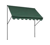 ANGERER Store banne à fixer (vert à fines rayures beige, 300 cm breit)