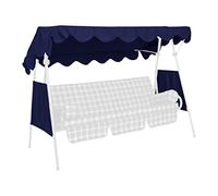 Angerer Toit pour balancelle 200 x 120 cm Qualite PE, Bleu - (balancelle Non-Incluse)