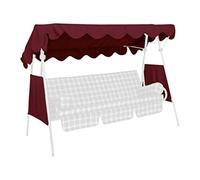Angerer Toit pour balancelle 200 x 120 cm Qualite Swingtex, Bordeaux - (balancelle Non-Incluse)