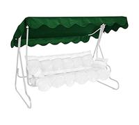 Angerer Toit pour balancelle 210 x 145 cm Qualité PE, Couleur Vert - (balancelle Non-Incluse)