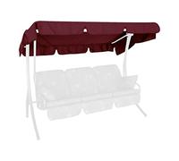 Angerer Toit pour balancelle 210 x 145 cm Qualité Swingtex, Couleur Bordeaux - (balancelle Non-Incluse)