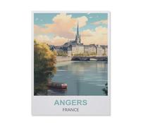 Angers France,Puzzles Personnalisés, 1000 Pièces Puzzle en Papier, pour Enfants Adultes Famille Jeu Difficulté Défi Puzzles(50x70cm)-ER6