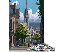 Angers Pixel Art Puzzle Imposible,desafío for Adults Entretenimiento Creativo 1000 Piezas Obra De Arte De Juego De Para Adultos Y Niños 1000pcs (38x26cm)