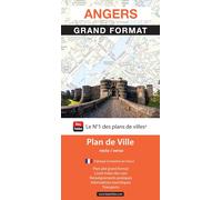 Angers - Plan de ville grand format | Blay Foldex