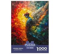 Anges artistiques pour Adultes Puzzles 1000 Pièces Dieu Décoration Intérieure Jeux Éducatifs Cadeaux De Pâques Jeu De Défi Familial Stress Relief Toy 38x26cm/1000pcs