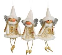 Anges avec capuchon 3 pièces, 10 cm