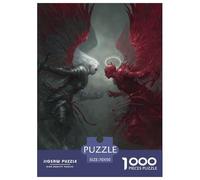 Anges et Démons Puzzle 1000 Pièces Le Combat de Dieu Qualité Supérieure Jeu Éducatif Challenge Toy Enfants Cadeaux 70x50cm/1000pcs