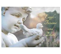 Anges - Rêves et citations, Version française (Calendrier mural 2026 DIN A3 portrait), Calendrier CALVENDO mensuel