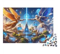 Anges Technologie Univers Universel 1000 Pièces Mini Puzzle pour Famille | 38x26cm Carton Décoration De La Chambre Artisanat De Qualité Cadeau D'anniversaire Soulagement Du Stress
