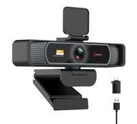 Angetube 914Max Webcam 4K - Caméra Streaming pour PC, 120° Angle Large, autofocus PDAF, Microphones Doubles Anti-Bruit, 1080p@60FPS, Compatible avec Portable, Mac, Teams, Ordinateur de Bureau