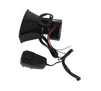 ANGGREK 100W Universal Car Endeurs Sonore de Haut-Parleur Horn Horn Vieds-Sirène pour Motos CARRUCS CARRUCS avec 7 Sons Kit d'installation de Microphone ABS Matériau