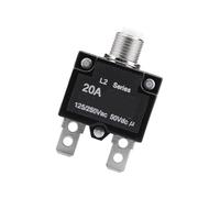 ANGGREK 10A 15A 20A Disjoncteur Protecteur de surintensité Protecteur de Surcharge Interrupteur Thermique Réarmable avec Conception Compacte pour L'industrie Automobile Océan (20A)