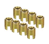 ANGGREK 20Pcs En Acier Au Carbone Fil De Réparation Insert Fileté Inserts Inserts pour Automobile Construction Naval Machines De Construction avec (Intérieur M3 * 0,5 M5 externe * 0,5 longueur 6 mm)