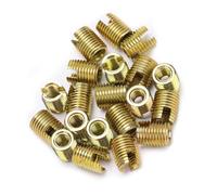 ANGGREK 20Pcs En Acier Au Carbone Fil De Réparation Insert Fileté Inserts Inserts pour Automobile Construction Naval Machines De Construction avec (Inner M2 * 0,4 externe M4.5 * 0,5 longueur 6 mm)