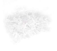 ANGGREK 3 Types 100pcs Nouveaux manchons de compression en plastique pour lunettes sans monture Accessoires Outils(1.5 * 0.8 * 0.7)