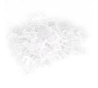 ANGGREK 3 Types 100pcs Nouveaux manchons de compression en plastique pour lunettes sans monture Accessoires Outils(1.4 * 0.8 * 0.7)