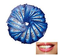 ANGGREK 50 Pcs Lingettes Dentaire Nettoyer Les Dents Lingette Chiffon Dentaire Outil De Nettoyage pour Le Nettoyage en Profondeur Oral