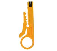 ANGGREK 5pcs Mini Wire Stripper Tool Network Network Câble Stripper Tool Portable Wire Setipping pour Cat5 Cat5e Cat6 Data Cable 3D Primantes PTFE Tube avec une Lame et une Boucle