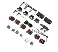 ANGGREK 6DOF Manipulateur, Robot Mechanical Bras pour l'enseignement Universitaire et la Production de Bricolage avec 6 Servomoteurs, Supports de Plaques en Aluminium, Roulements en Tasse et