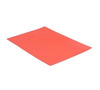 ANGGREK A4 Feuille de Tampon en Caoutchouc Souple et Flexible Bloc de Gravure 300x210mm 2,5mm pour Machine à Graver avec Chargement D'Encre Fin (rouge)