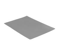 ANGGREK A4 Feuille de Tampon en Caoutchouc Souple et Flexible Bloc de Gravure 300x210mm 2,5mm pour Machine à Graver avec Chargement D'Encre Fin (gris clair)