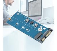 ANGGREK Adaptateur M.2 vers, Matériau ABS avec une Forte stabilité, Convertit les SSD M.2 de 3 Cm à 8 Cm pour incompatibilité avec les Ordinateurs Portables et les Ordinateurs de Bureau