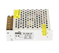 ANGGREK Alimentation de Commutation de Commutation 5V DC 10W 25W pour Affichage avec Une Surcharge de Court-Circuit Protection de Surcharge à Haute stabilité Double Enroulement en (5V 5A)