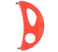 ANGGREK Balance Pendulum Ball, Newtons Balance Balls Physics Metal Ball Decoration Toy Games Accessories for Stress Relief, Science Metal Office Games Desktop(fond Rouge vin) (ORANGE)