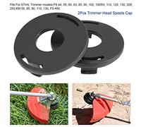 ANGGREK Bouchette de Tête de Coupe Bouple de Bobine de Remplacement de la Tête Bobine de du Capuchon du Capuchon de de de 2 Pcs Compatible avec FS 44 55 80 100 120 Km 55 85 en Plastique pour Un