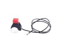 ANGGREK Bouton D'arrêt de L'Interrupteur, Interrupteur de Moto Interrupteur D'allumage à Vélo pour Mini Moto Quad Dirt Vélo de Course Vélo avec un Ajustement de Guidon de 22 Mm de