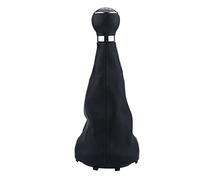 ANGGREK Bouton D'engrenage, Kit de Bouton de Décalage à 6 Vitesses Kit Gaier Kit de Gignifique Gaiter Botte avec Bord chromé pour Ii Mk2 2003-2010