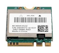 ANGGREK Carte Réseau sans Fil, Double Bande, Adaptateur NGFF M.2, Vitesse 867 Mbps pour Ordinateurs Portables et Mac (Câble + antenne + déflecteur)