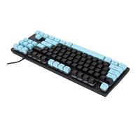 ANGGREK Clavier Mécanique, ABS Léger, Clavier de Jeu Mécanique à 87 Touches avec Rétroéclairage coloré pour Les Utilisateurs d'ordinateurs Portables de Bureau (Bleu Noir)