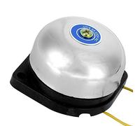 ANGGREK Cloche électrique Ronde en Acier Inoxydable 220 V 5 W, Montage Mural, Alarme avec Double Bobine, Gâche Intérieure, étincelle pour Usines, écoles et Chemins de Fer