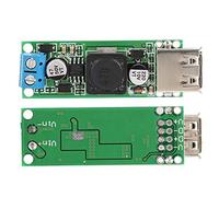 ANGGREK Convertisseur Abaisseur CC/CC 6-32 V vers 5 V, Module Abaisseur de Tension, Régulateur de Tension de Charge Rapide USB avec Bornier pour Système Solaire de Voiture, Camion,