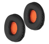 ANGGREK Coussinet d'oreille pour Casque, Coussin en éponge à Mémoire de Forme Douce, Idéal pour HESH 2.0 pour Le Confort et l'isolation du Bruit (Orange Noir)