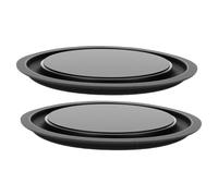ANGGREK Diaphragme Subwoofer 5,5 Pouces pour Réparation Haut-parleur, | Diamètre Extérieur de 140 Mm, Ouverture de 126 Mm, Radiateur Passif, Upgrade de Basses pour Home Cinéma DIY, Réponse Grave