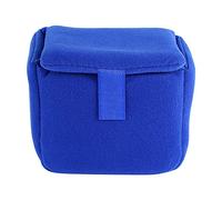 ANGGREK DSLR Camera Sac Insert Pad Velvet Velvet Liner Protection D'amortisseur avec Crochet et Boucle pour Photographier Le Sac D'ordinateur Portable à Dos de Chariot (Blue)