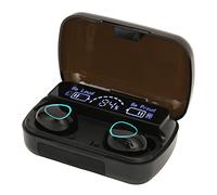 ANGGREK Écouteurs sans Fil avec Réduction de Bruit, IPX7 étanche | Double suppression du bruit CVC8.0 , vitrine LED 3000 mAh, portée de 32,8 pieds, autonomie de 5 heures, conduite en salle