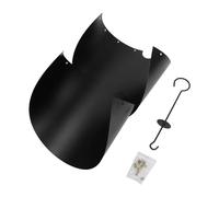 ANGGREK Écureuil Flapper Guard Baffle Squirrel Déclecteur d'écureuil Dissuasif pour Les Mangeoires d'oiseaux Faciles à Utiliser Matière PVC de Connexion Rapide avec des Clips de Fixation et des