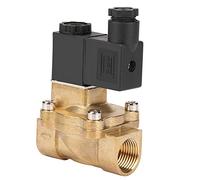 ANGGREK Électrovanne Normalement Fermée, Vanne électromagnétique à Commande Pilotée G1,2 en Laiton, for Contrôle de Fluides (DC24V)