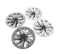 ANGGREK Ensemble d'enjoliveurs élégants pour Modèle Y 2025-2026, Enjoliveur de Roue en ABS Durable avec Outils de Réparation de Pneus pour Une Utilisation en Extérieur