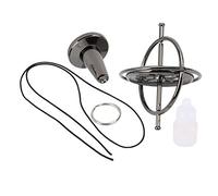 ANGGREK Gyroscope en Alliage en Alliage de Zinc Jouet Pure Structure Mécanique Pure Forme Compacte Légère 188g avec Shake de Base pour Le Soulagement de l'anxiété
