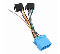 ANGGREK ISO Radio Harness Car Stereo Cable Kit Adaptateur avec Connecteur en Plastique Heat ABS pour L'ancien Remplacement