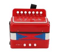 ANGGREK Kids Accordeon 7 Key 2 Bass Buts Button Music Education Instrument avec Belt Buckle, 10 Touches Contrôle des Instruments de Musique pour Les Enfants Débutants Léger, Améliore Le Sens Musical