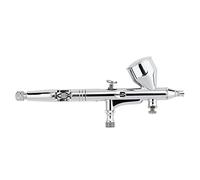 ANGGREK Kit Aérographe Double Action, Pistolet Aérographe à Alimentation par gravité, 3 Buses, Cuivre, for Peinture de Précision et Décoration