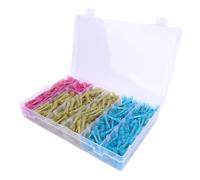 ANGGREK Kit de 540 Connecteurs de Fils Thermorétractables, Kit de Cosses électriques Marines en Nylon, Connecteurs à Sertir Isolés étanches pour Réparations Automobiles, Bateaux et Camions